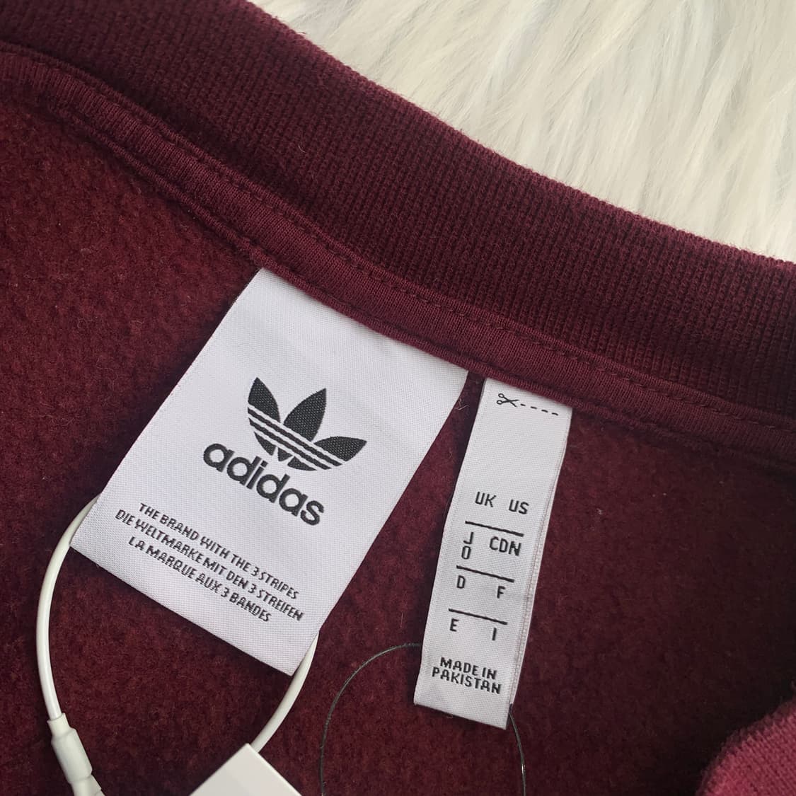 아디다스 빈티지 트레포일 로고 삼선 기모 맨투맨 1883 상품이미지7