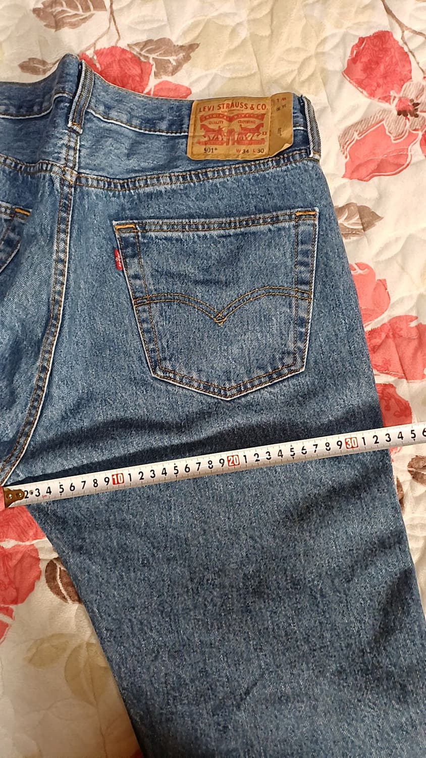 리바이스 501 청바지 34인치 기장105 상품이미지9