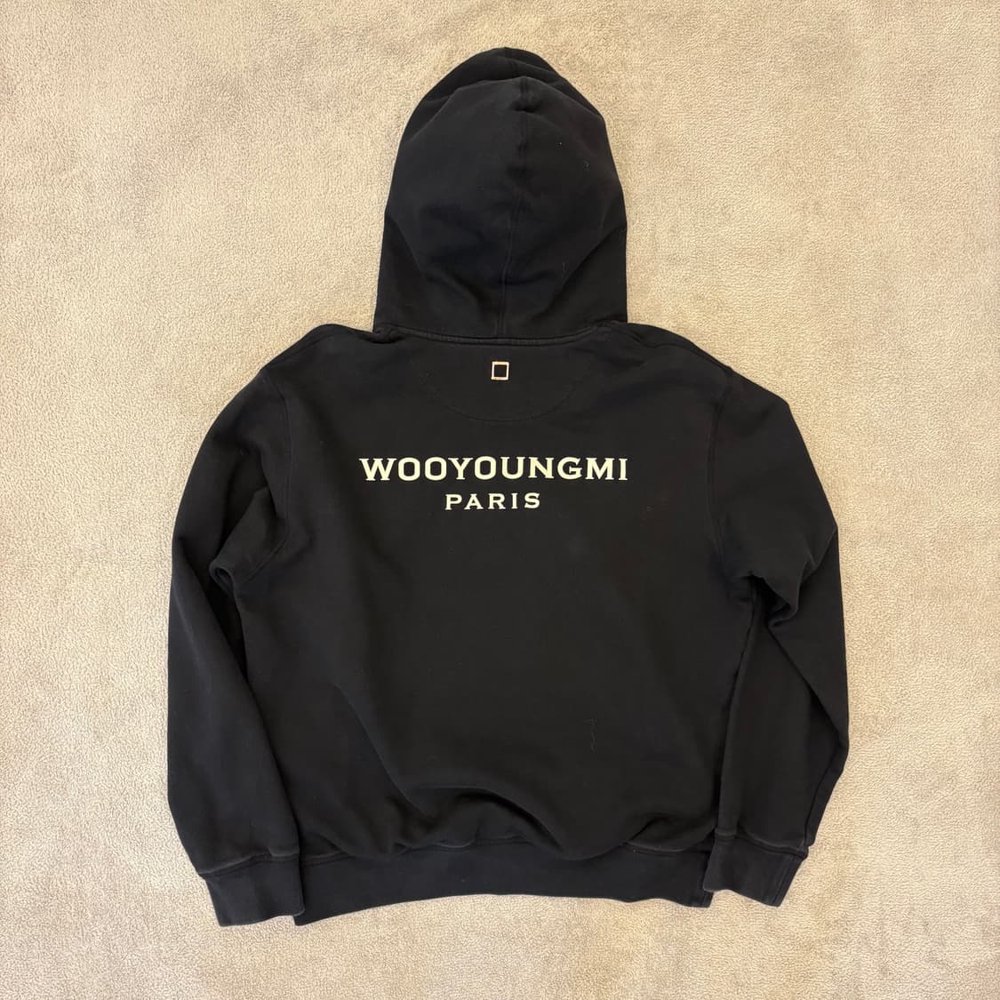 우영미 백로고 후드티 상품이미지5