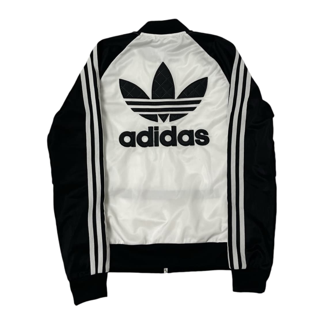 아디다스 빈티지 플레네터리 파워 슈퍼걸 트랙탑 검흰 블랙 화이트 져지 상품이미지3