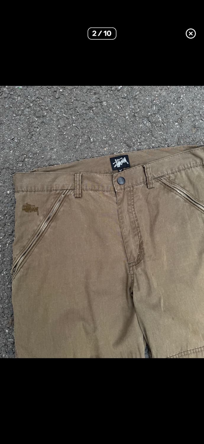 Stussy 90s 스투시 립스탑 피그먼트 카고 팬츠 상품이미지2