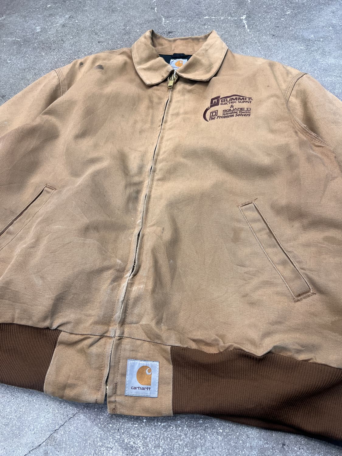 00‘s 칼하트 빈티지 J98 BRN 썬페이드 액티브 자켓 상품이미지2