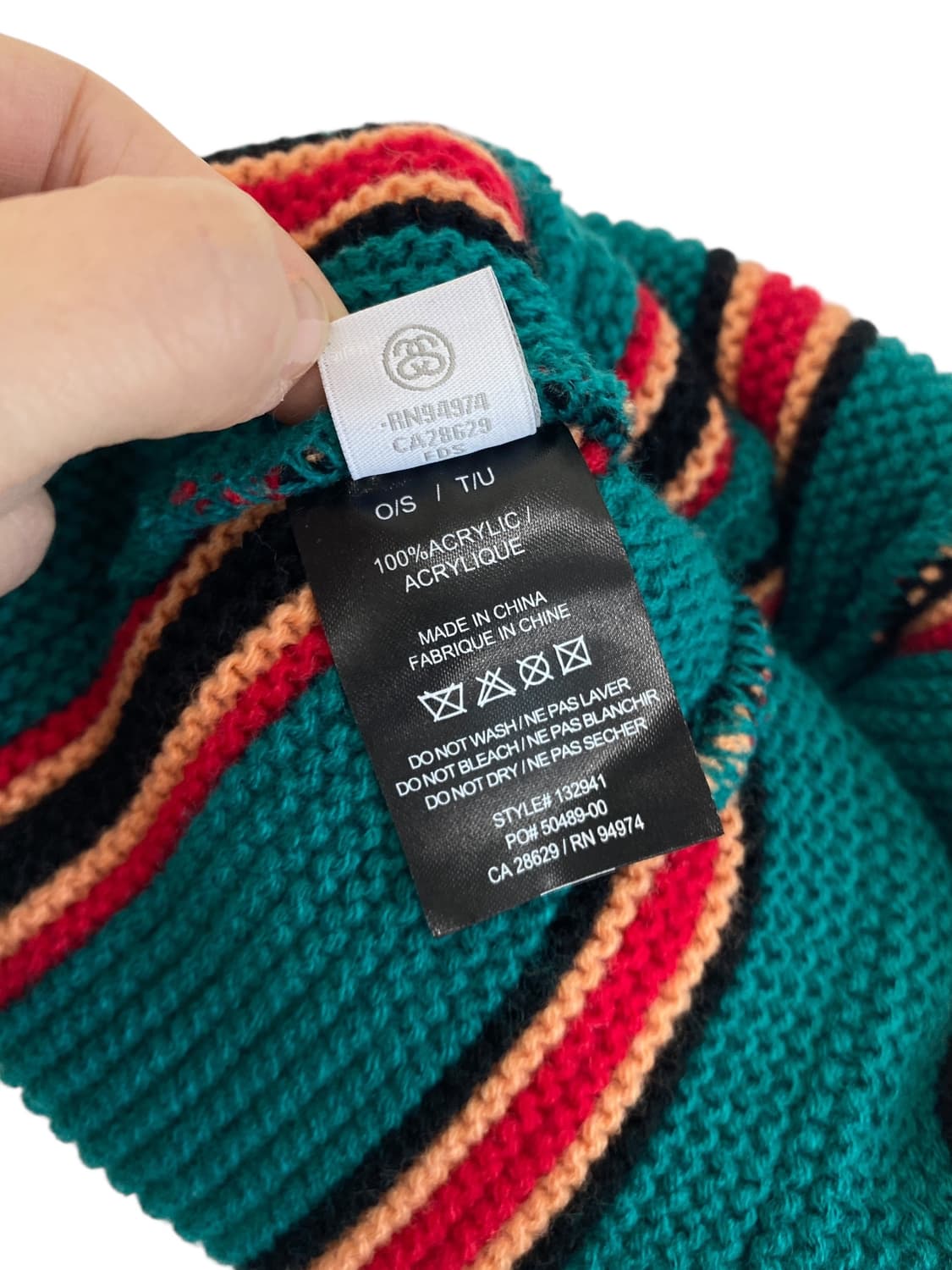 스투시 버티컬 스트라이프 비니  상품이미지5