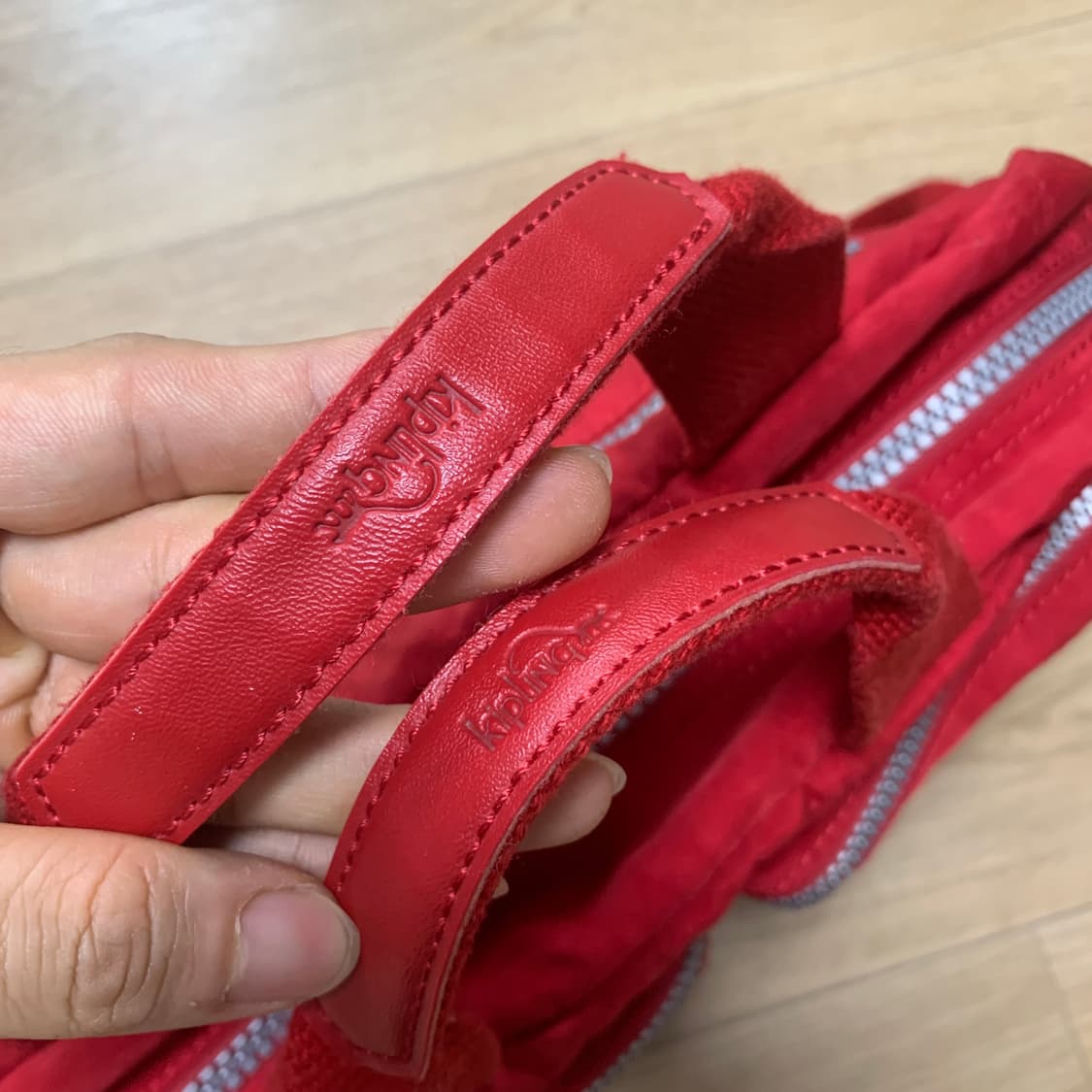 Kipling 키플링 레드 크로스백 +(방석) 상품이미지4
