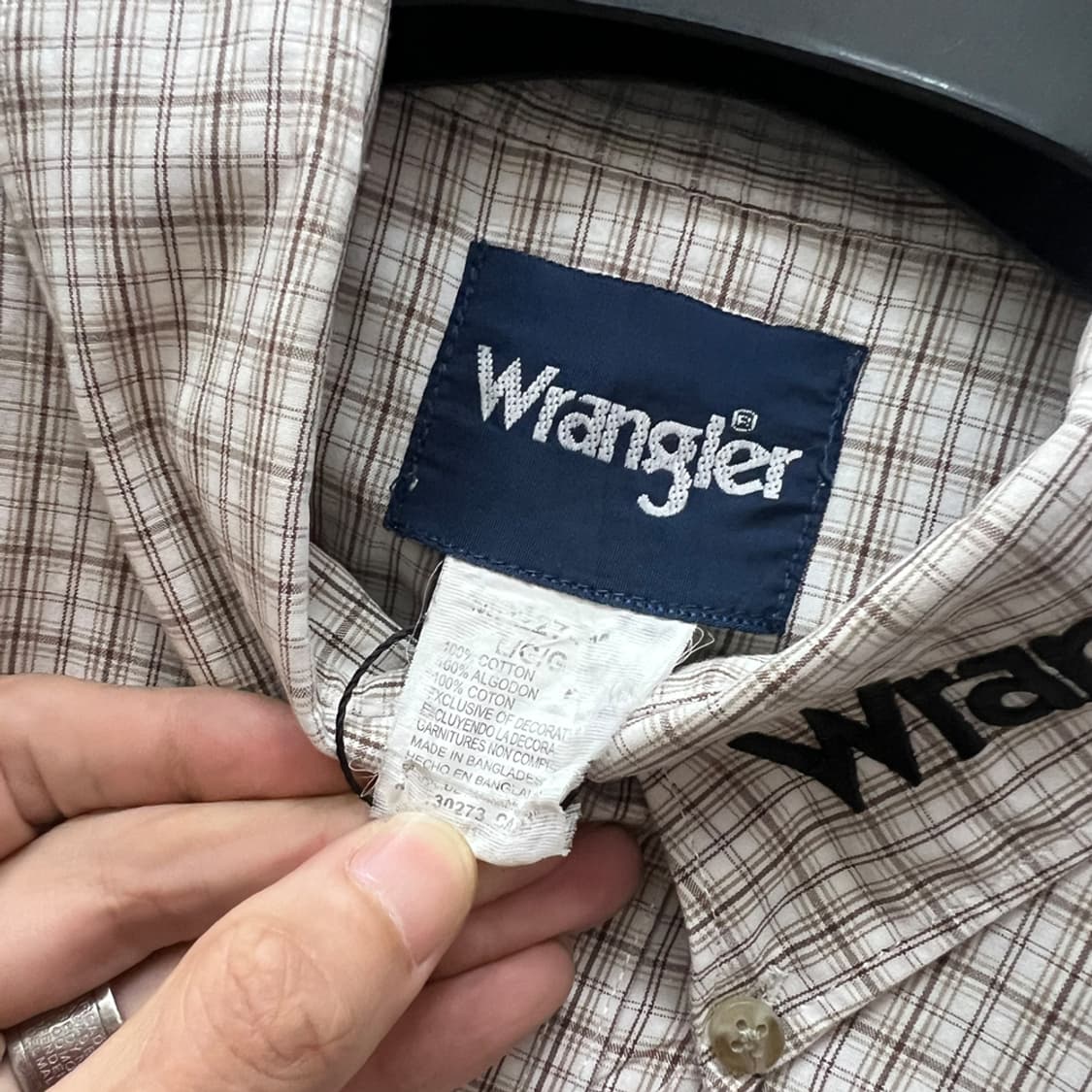 90s Wrangler 랭글러 릴렌트리스 웨스턴 셔츠 남방 해외 L 상품이미지5