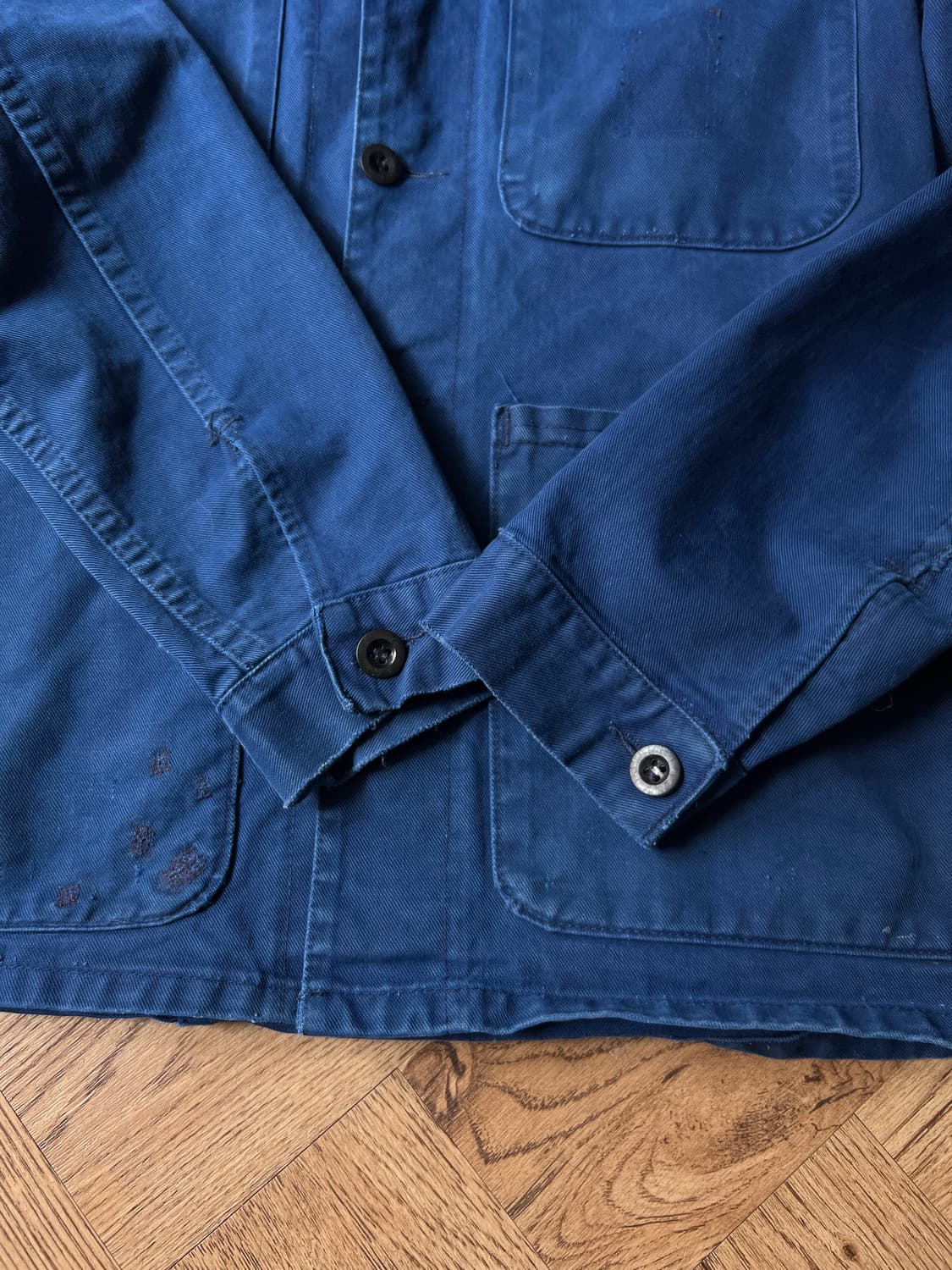 [S]90's 4포켓 트윌 코튼 프렌치 워크 자켓 상품이미지5