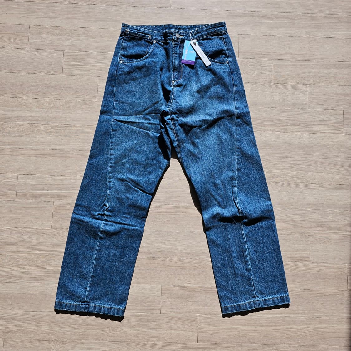 L 새제품) 시그니처 커브드 엔진 데님 팬츠 청바지 인디고블루 31 32 상품이미지2