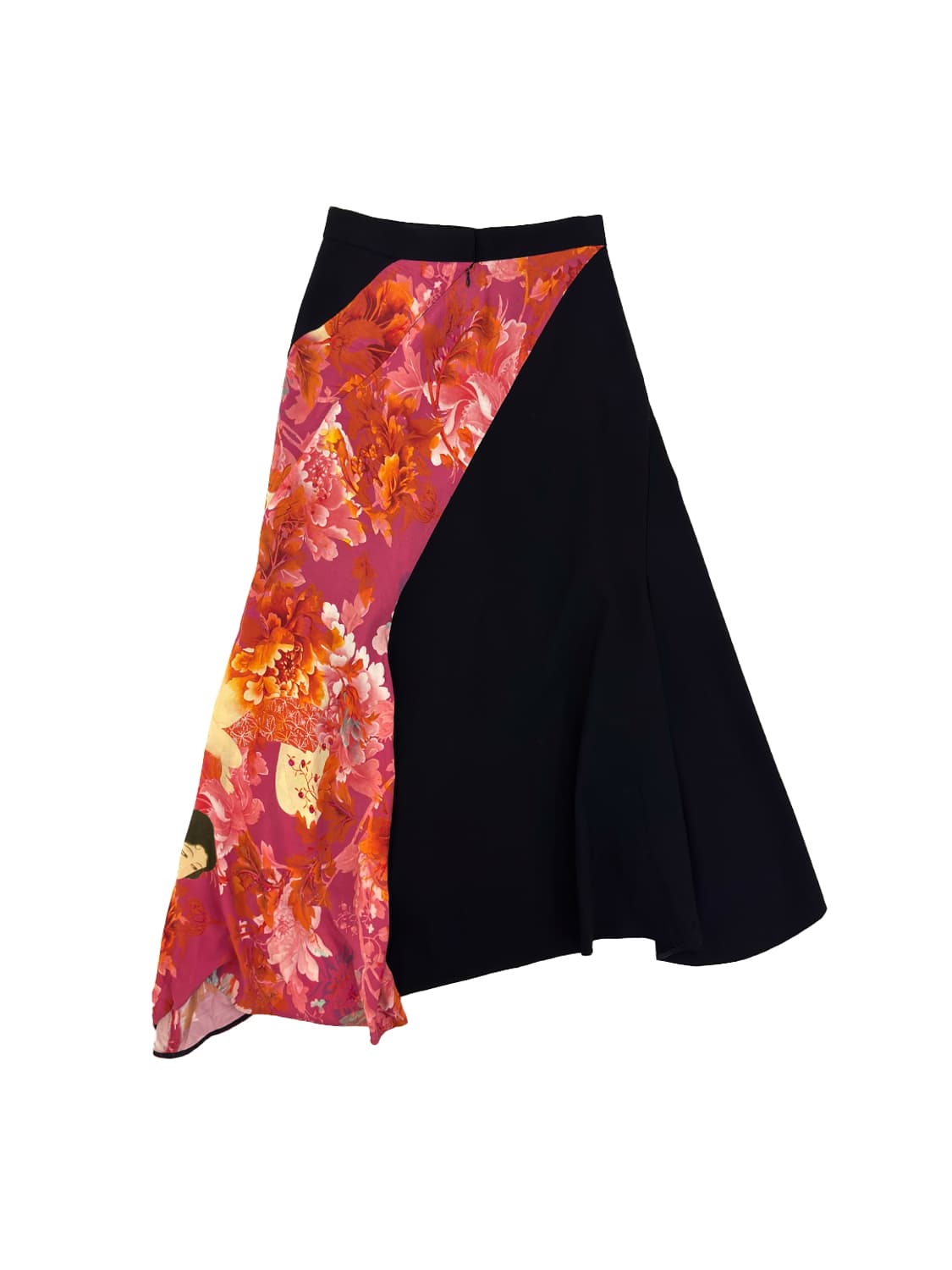 Y’s Asymmetrical Geisha Print Skirt 상품이미지2