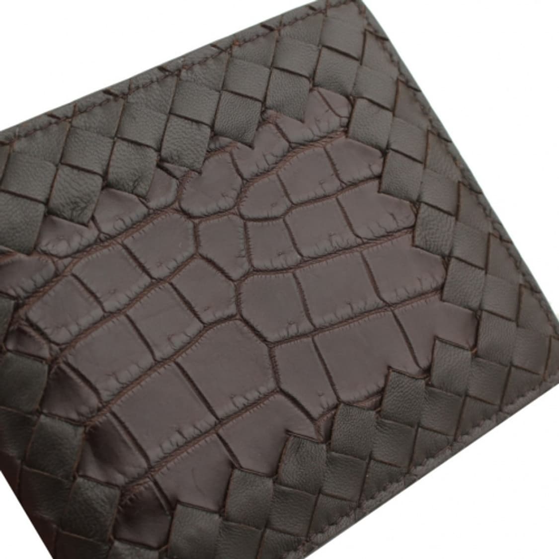 보테가베네타 다크브라운 위빙&와니패턴 반지갑 상품이미지7
