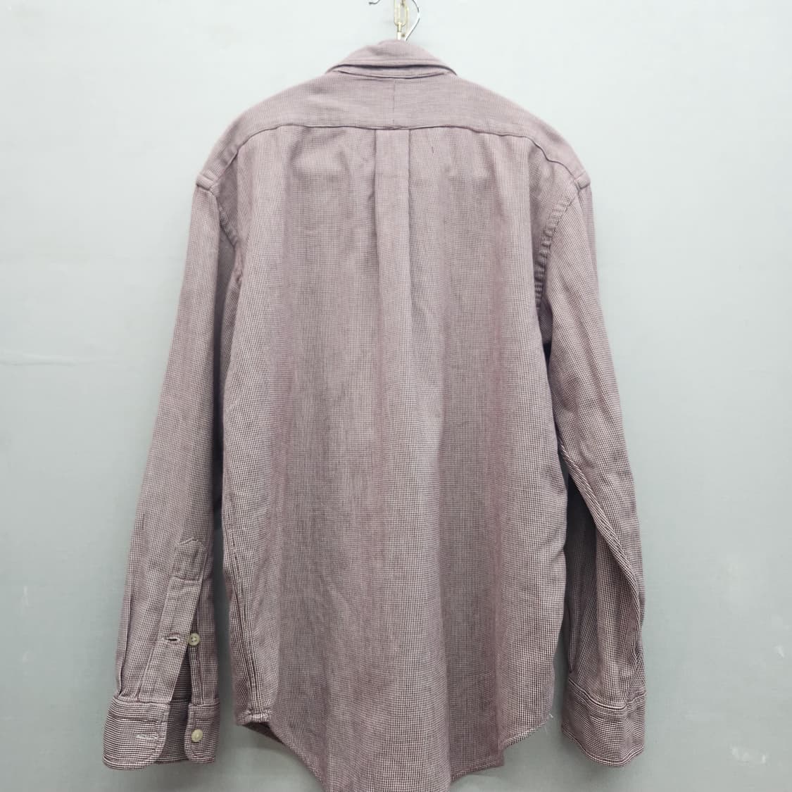 폴로 랄프로렌 깅엄체크 패턴 오버핏 셔츠 S(L) 상품이미지4