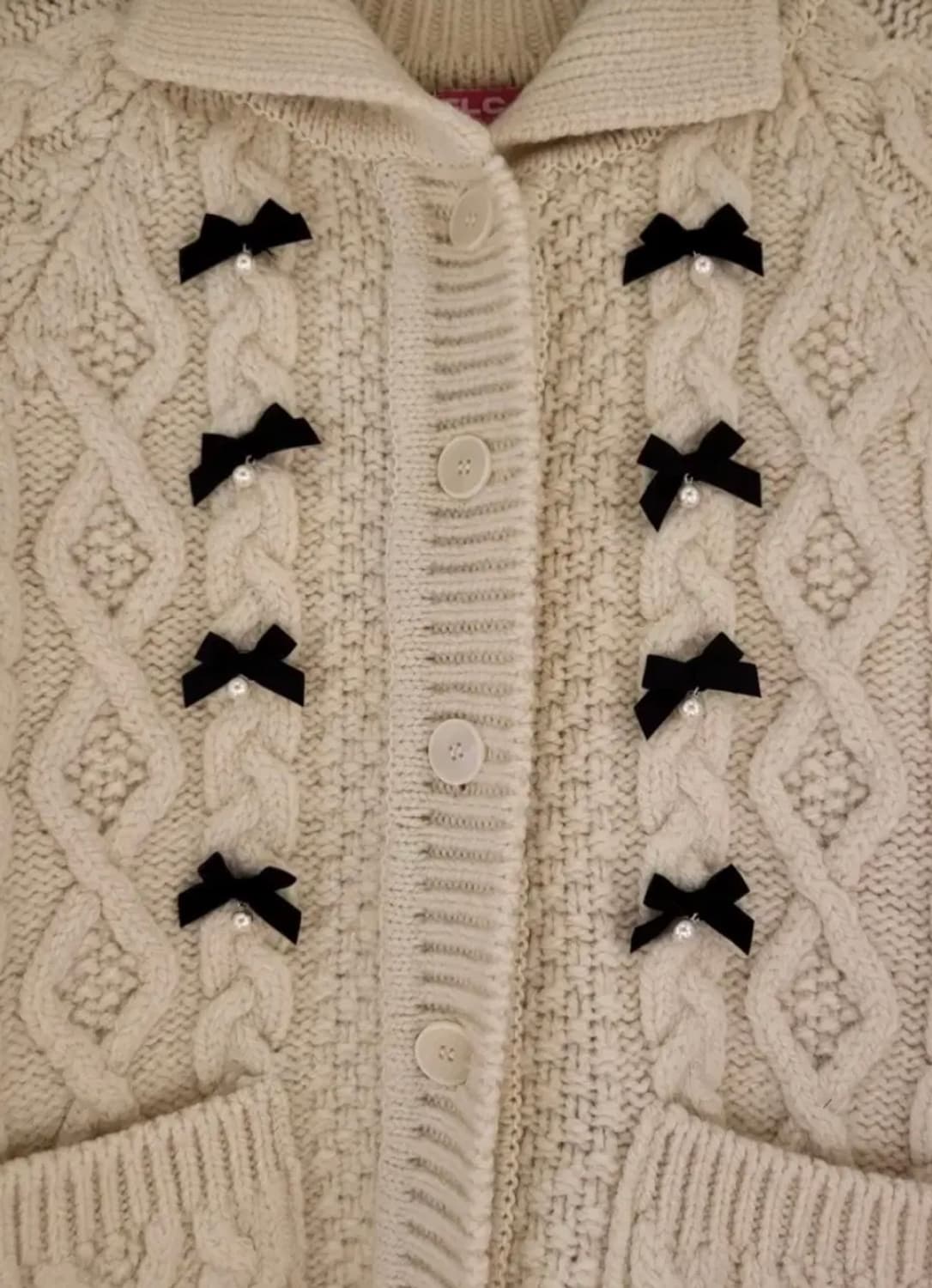 TLC 아란 니트 가디건 상품이미지3