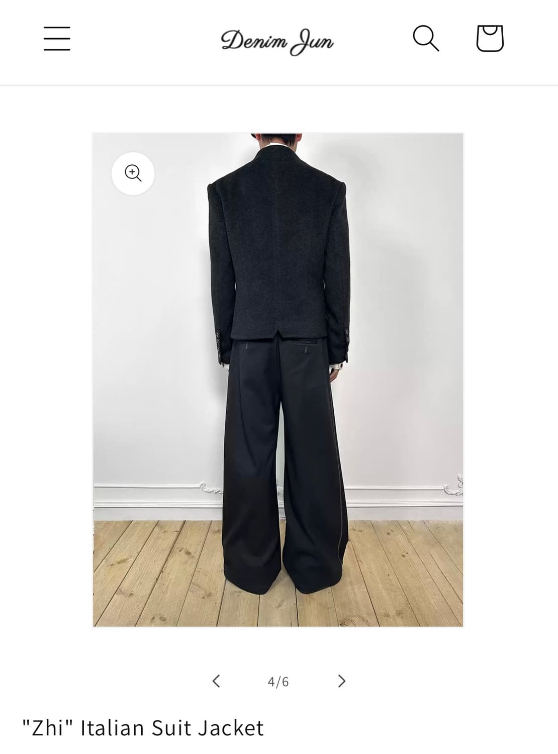 Denim jun Zhi Italian suit jacket 상품이미지4