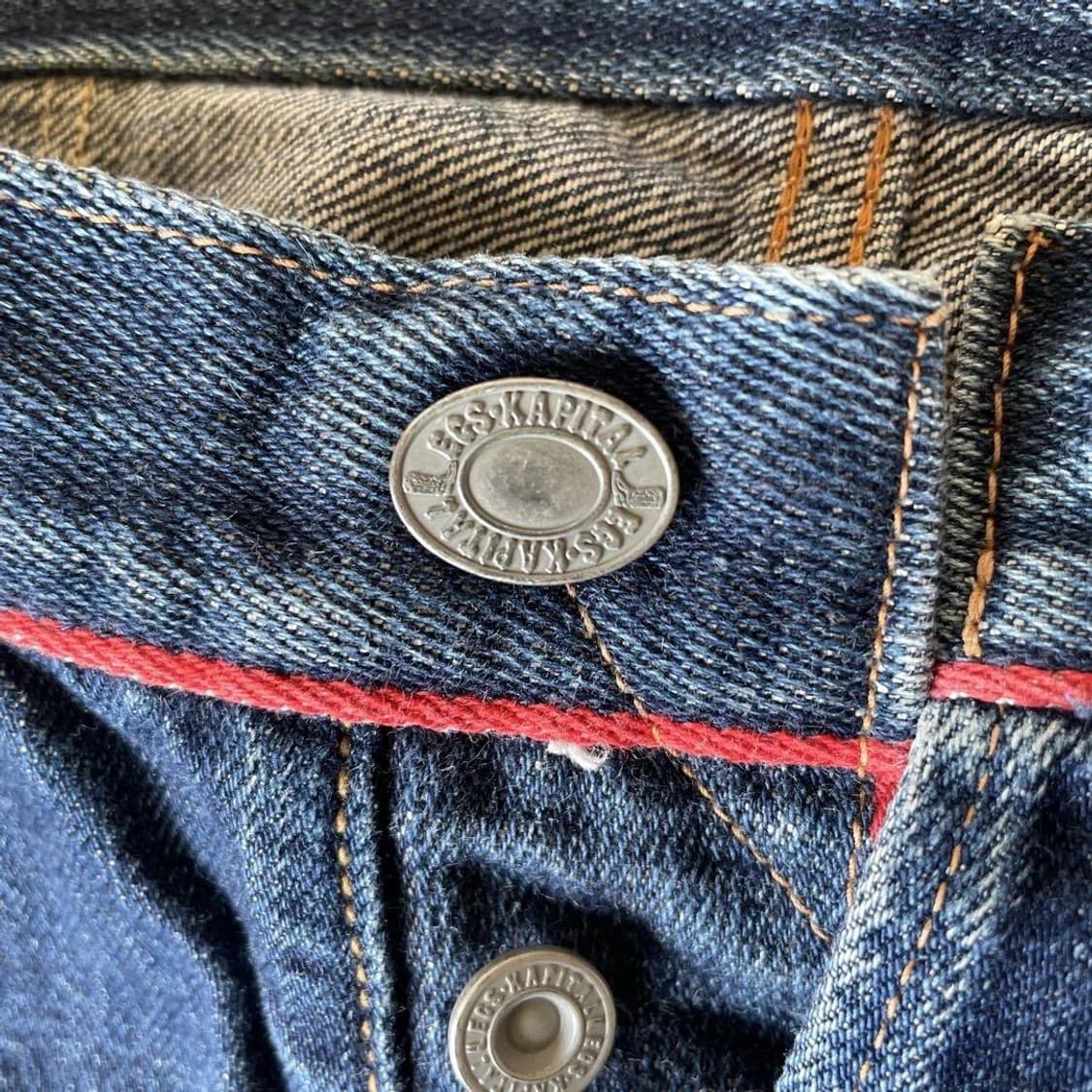 캐피탈 레드 라인 셀비지 데님 팬츠 상품이미지4