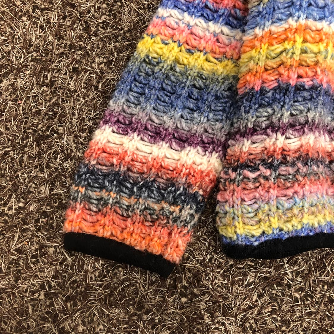 겐조 모헤어 멀티컬러 하프집업 니트 스웨터 상품이미지4