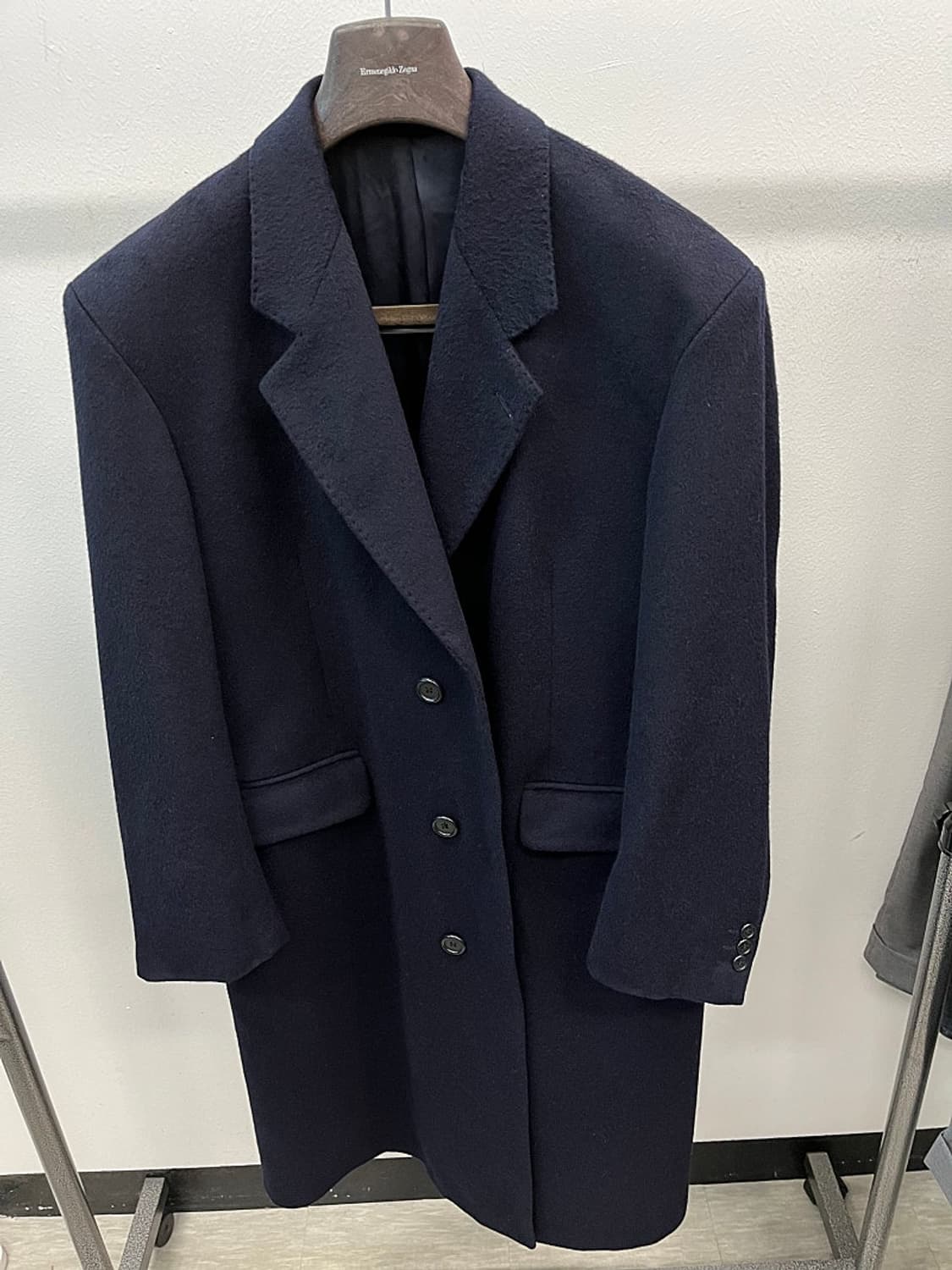 105) 버버리 네이비 울코트  상품이미지4