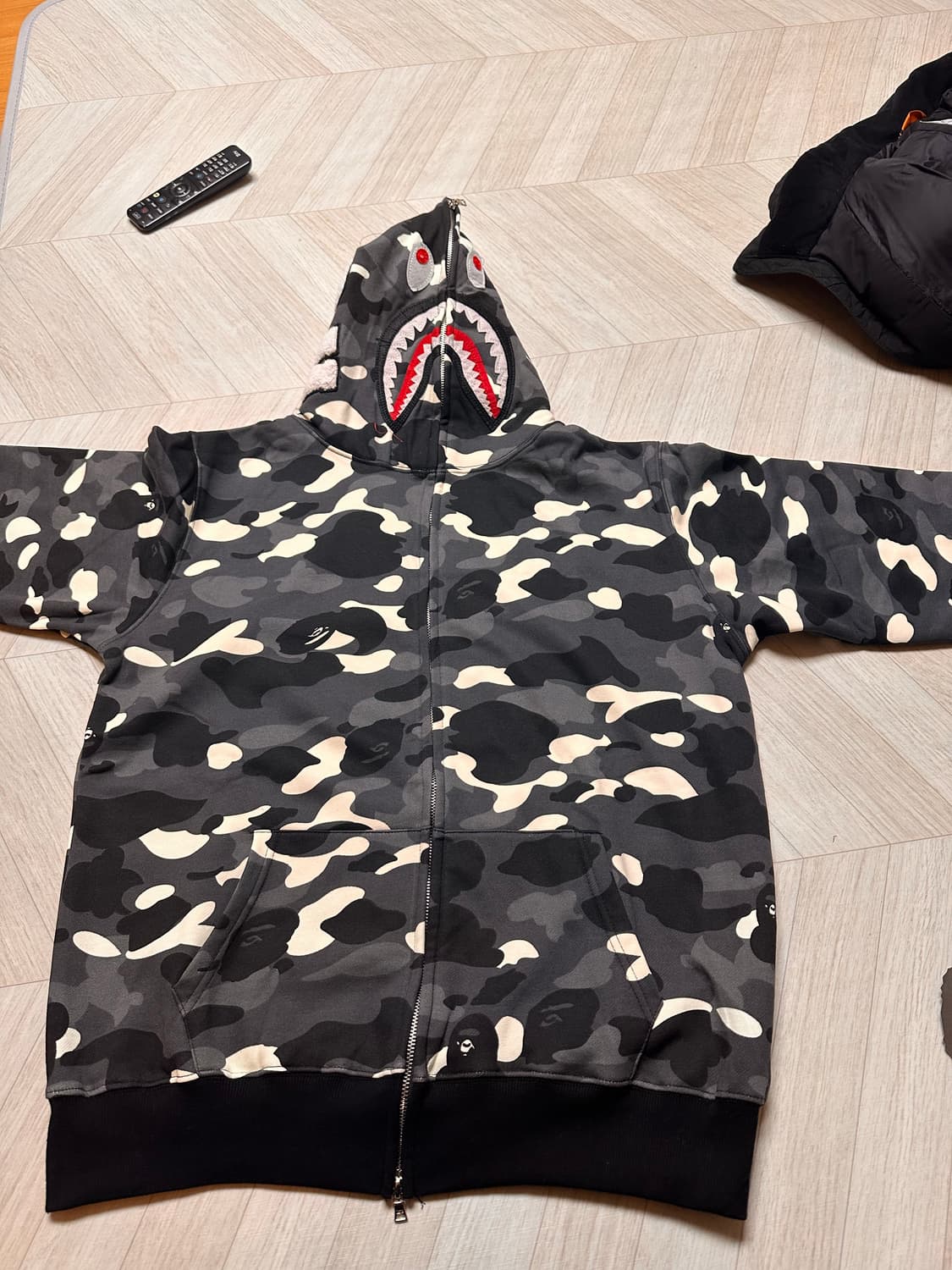 베이프후드집업 카모  상품이미지7