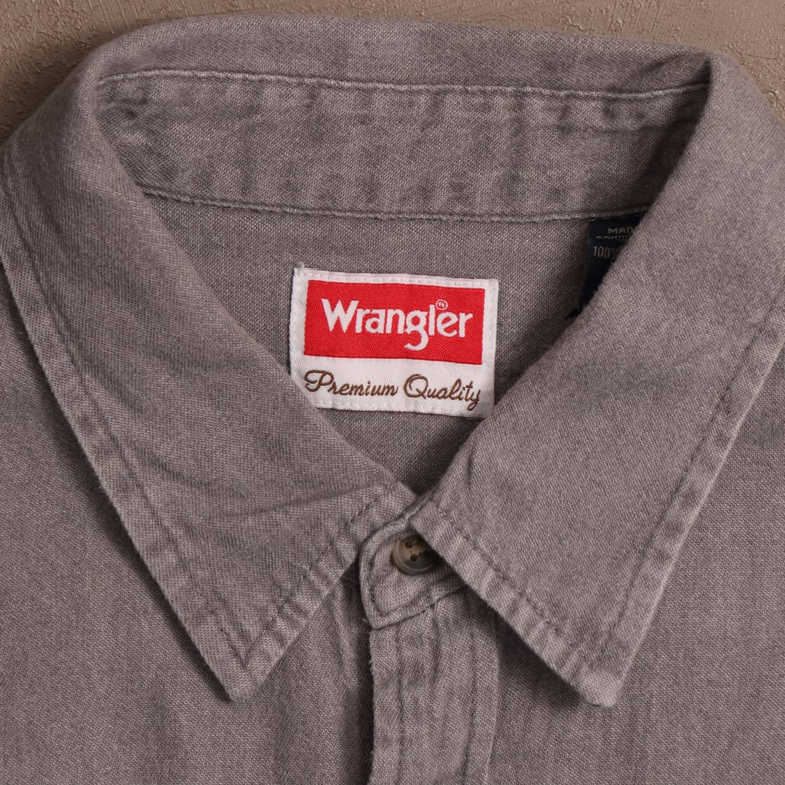 랭글러 코튼 워크셔츠 그레이 A1589 상품이미지3