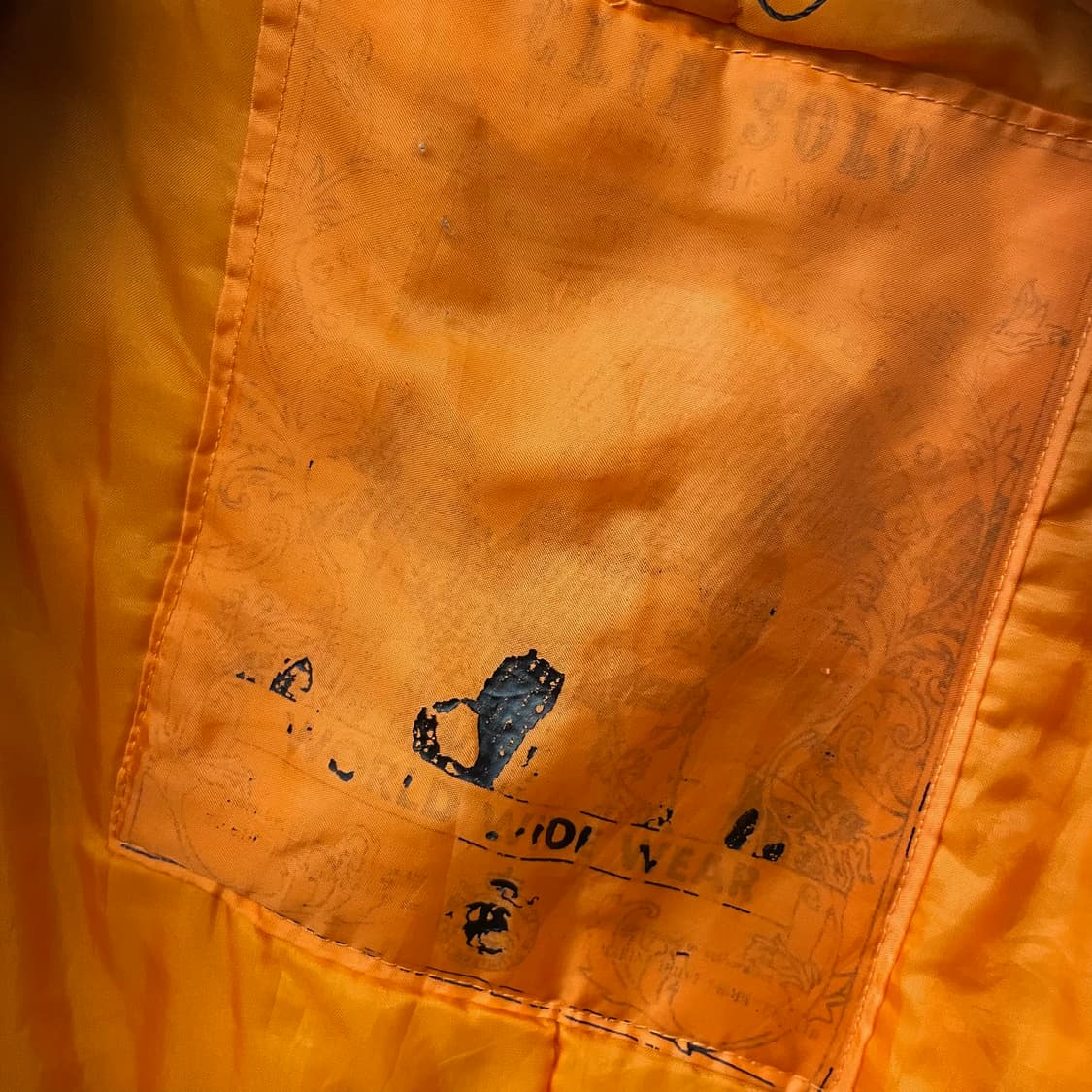 빈티지 Italy 항공 MA-1 자켓 봄버 자켓 N348 상품이미지7