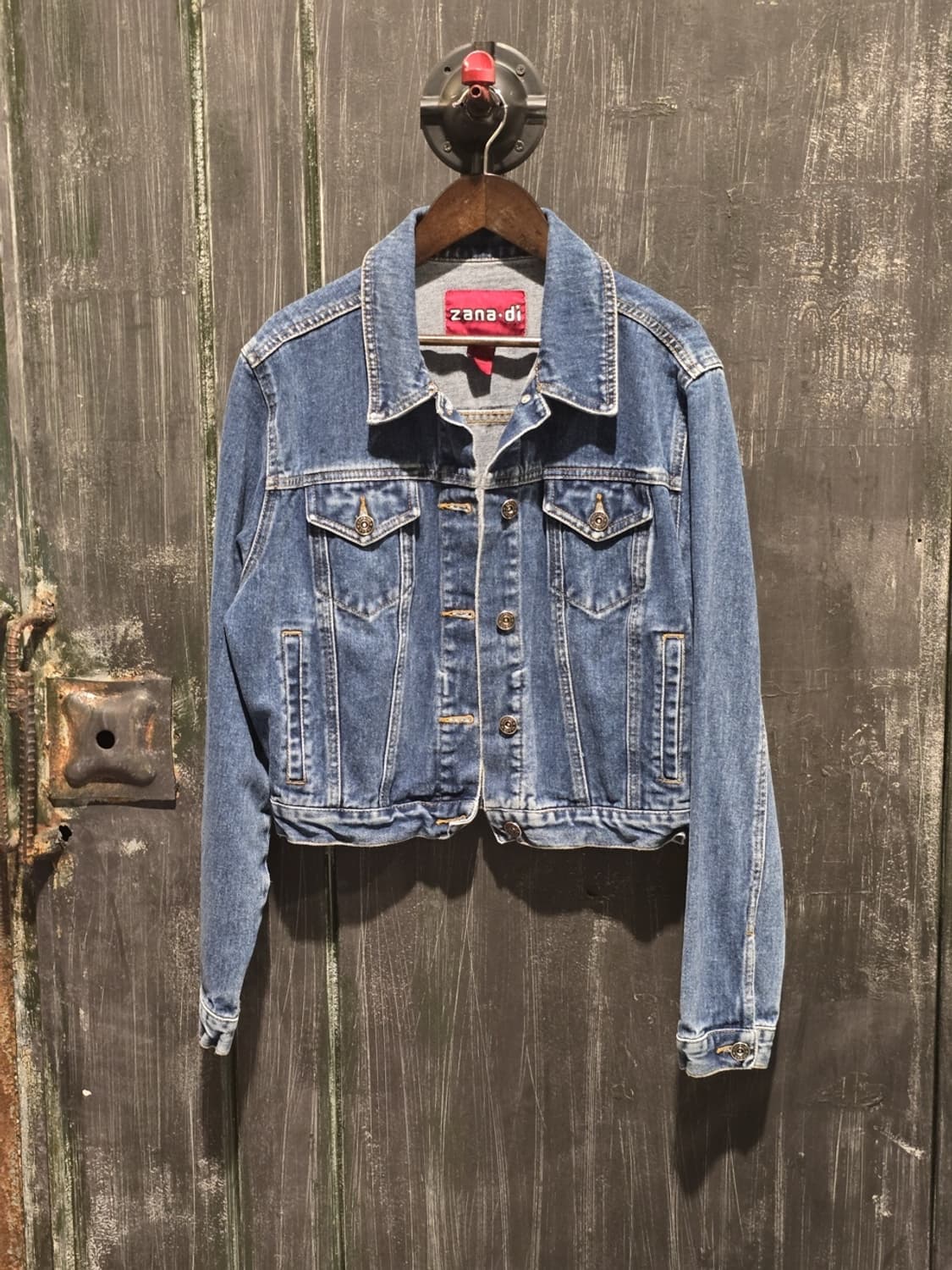 90s Zanadi Faded Blue Denim Jacket 상품이미지1