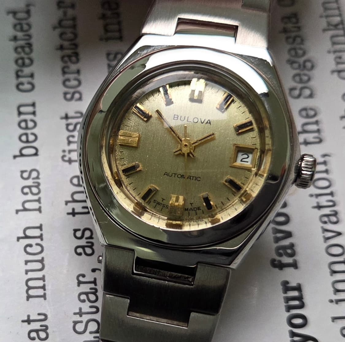 빈티지 부로바 샴골판 와이드보이 인덱스 뻐뻐시 브레이슬릿 여성용    
 상품이미지2