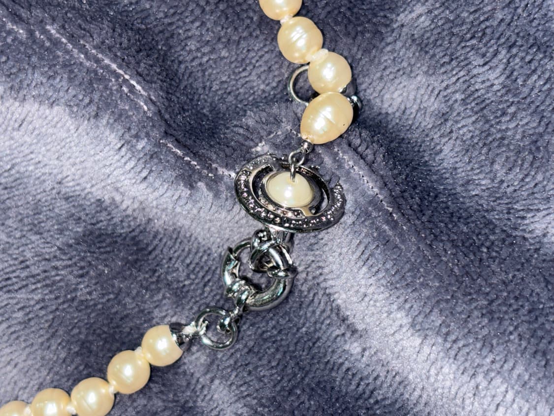 비비안웨스트우드 진주 초커 목걸이 orb 상품이미지3