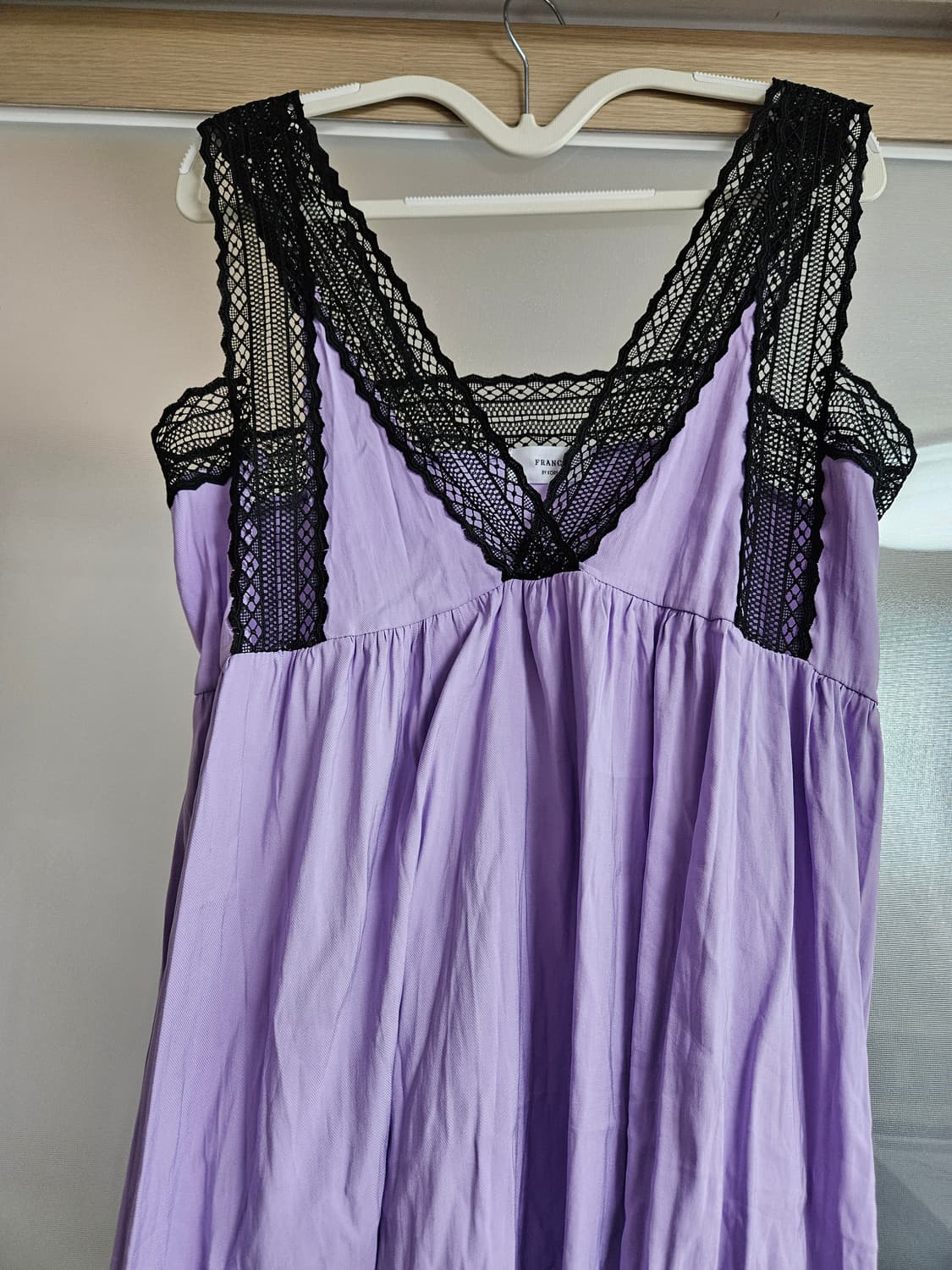 FRANCO 레이스 롱 원피스 라벤더 상품이미지2