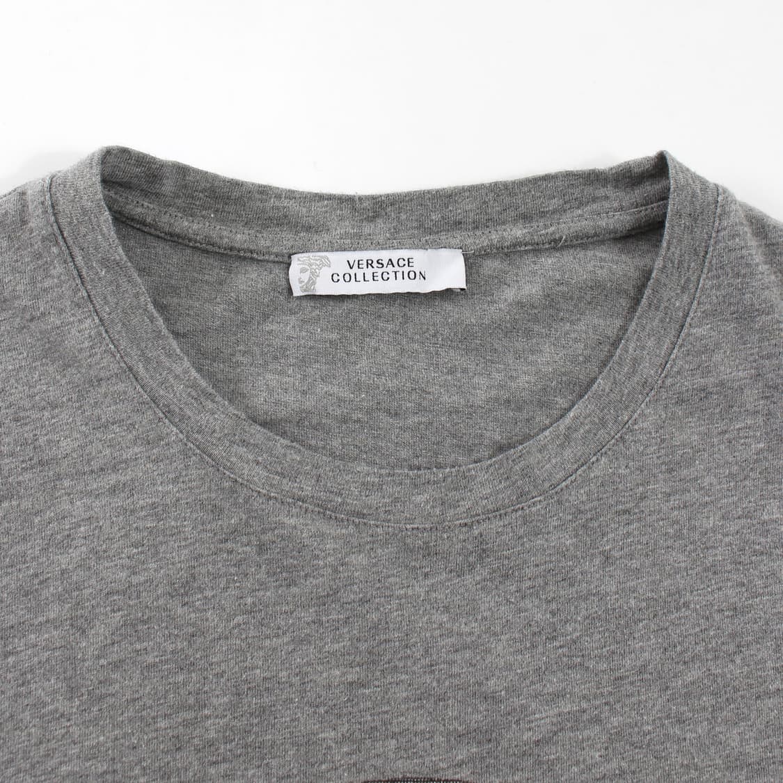 베르사체 컬렉션그레이 오버핏 티셔츠 상품이미지5