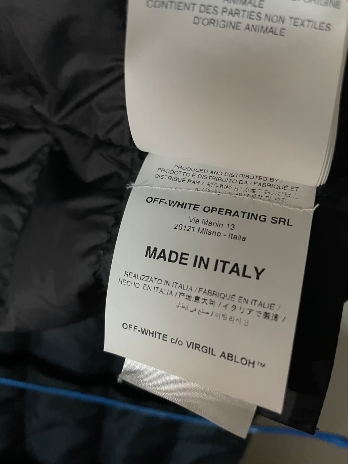 오프화이트 경량패딩 상품이미지4