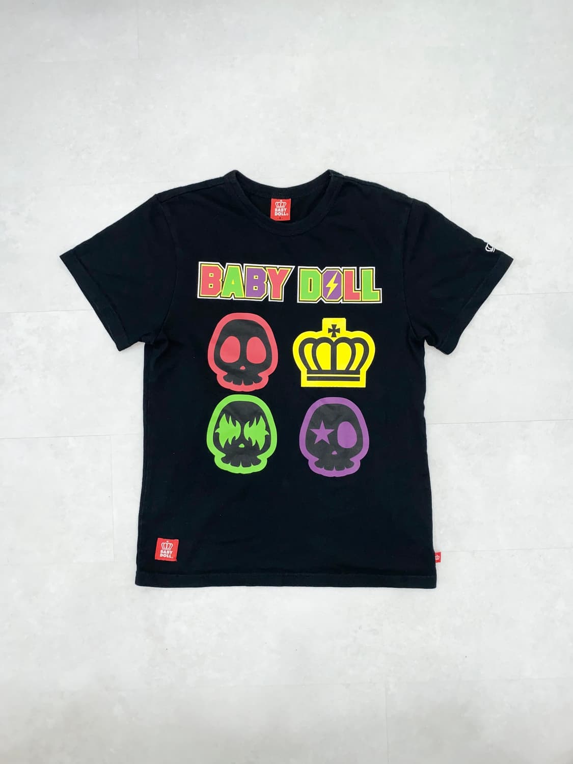 BABY DOLL Rock Skull T-Shirt 상품이미지3