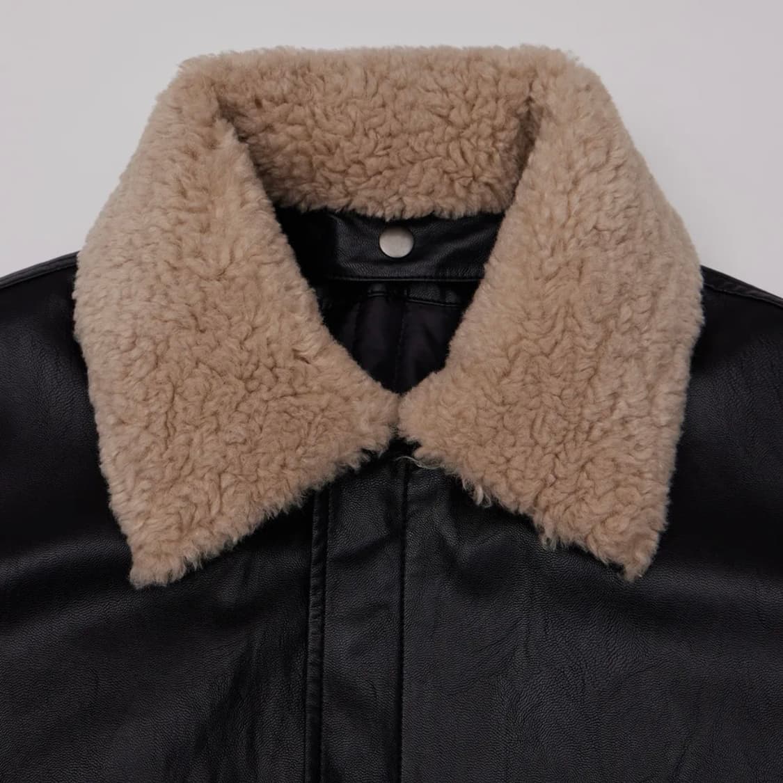 필더스 FIELDERS 퍼 카라 가죽 자켓 상품이미지6