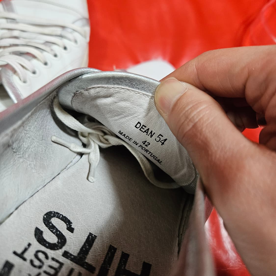 스웨어(S***R) in London 딘54 Y2k 가죽 스니커즈 42 상품이미지9