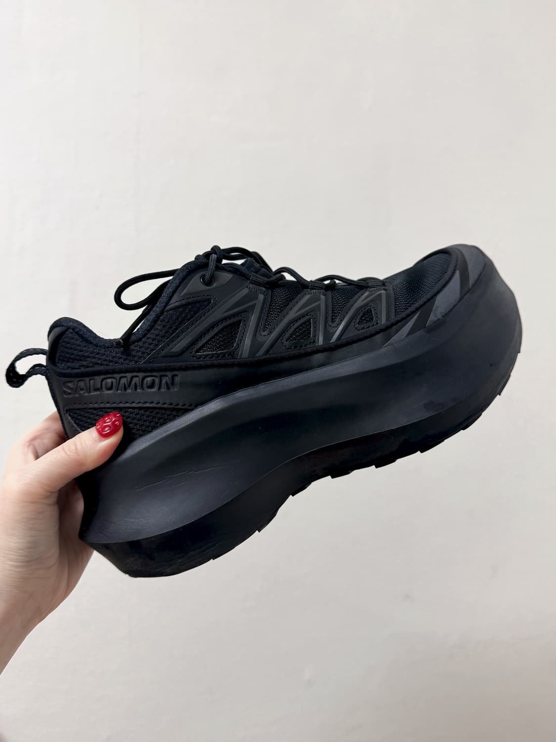 살로몬 x 꼼데 가르송 XT-6 익스팬스 플랫폼 블랙 230 상품이미지1