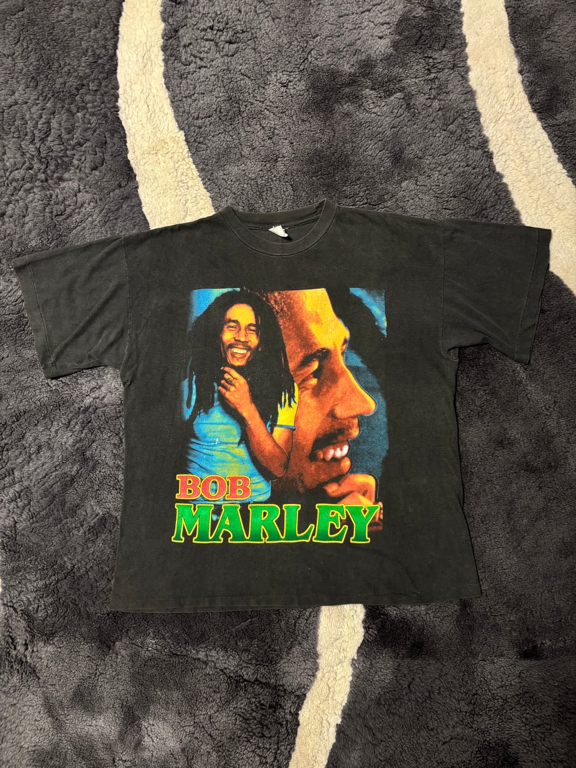 Vintage 90s Bob Marley Bootleg Rap Tee 상품이미지1