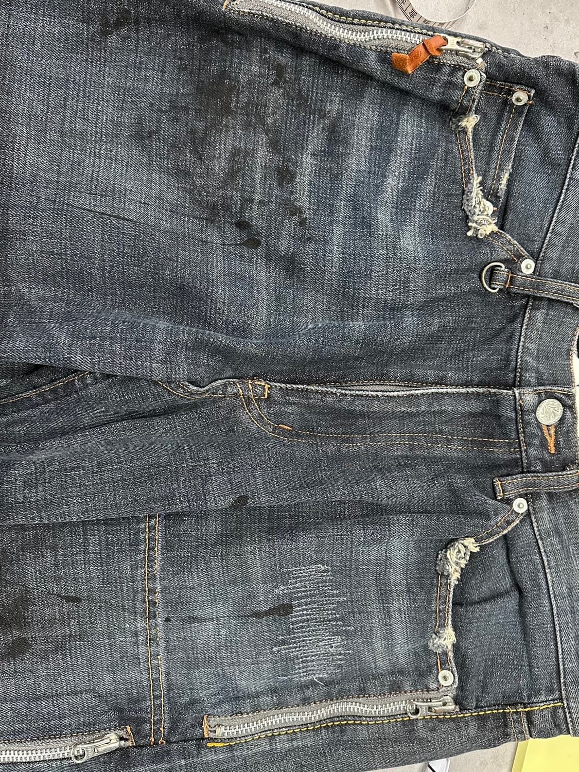 슈프림 바라클라바 니트 일루반스 스웨이드 자켓 빈티지 워싱 팬츠 상품이미지10