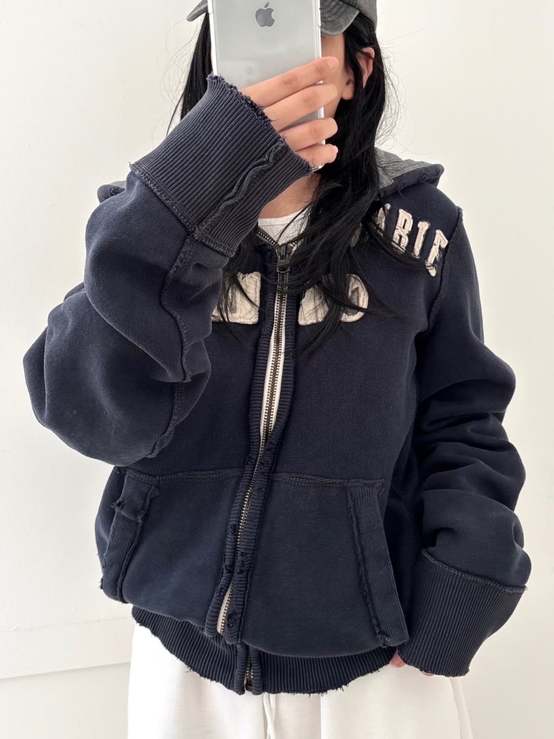 아베크롬비 네이비 후드집업 상품이미지2