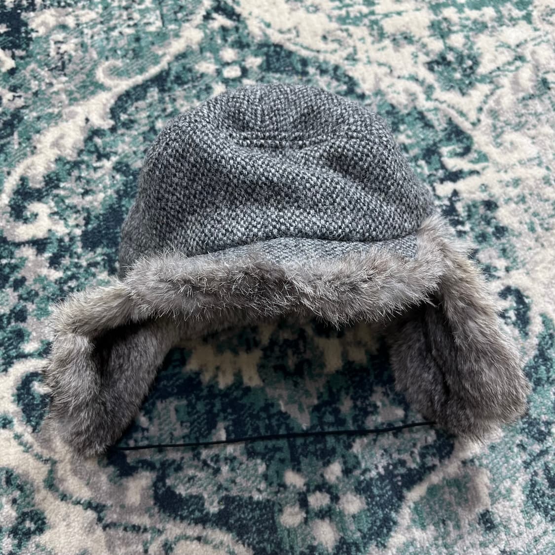 Harris Tweed 해리스 트위드 빈티지 라벨 방한모 트래퍼 햇 상품이미지1