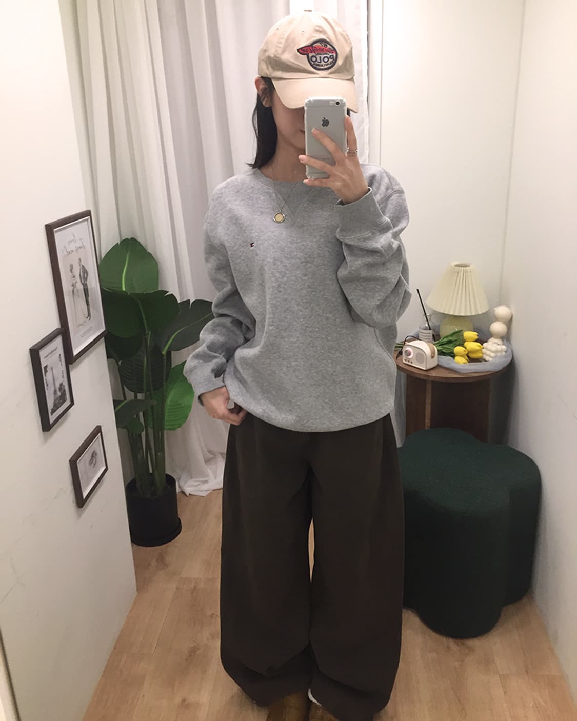 여성 타미 스웻 맨투맨 95~100 상품이미지1