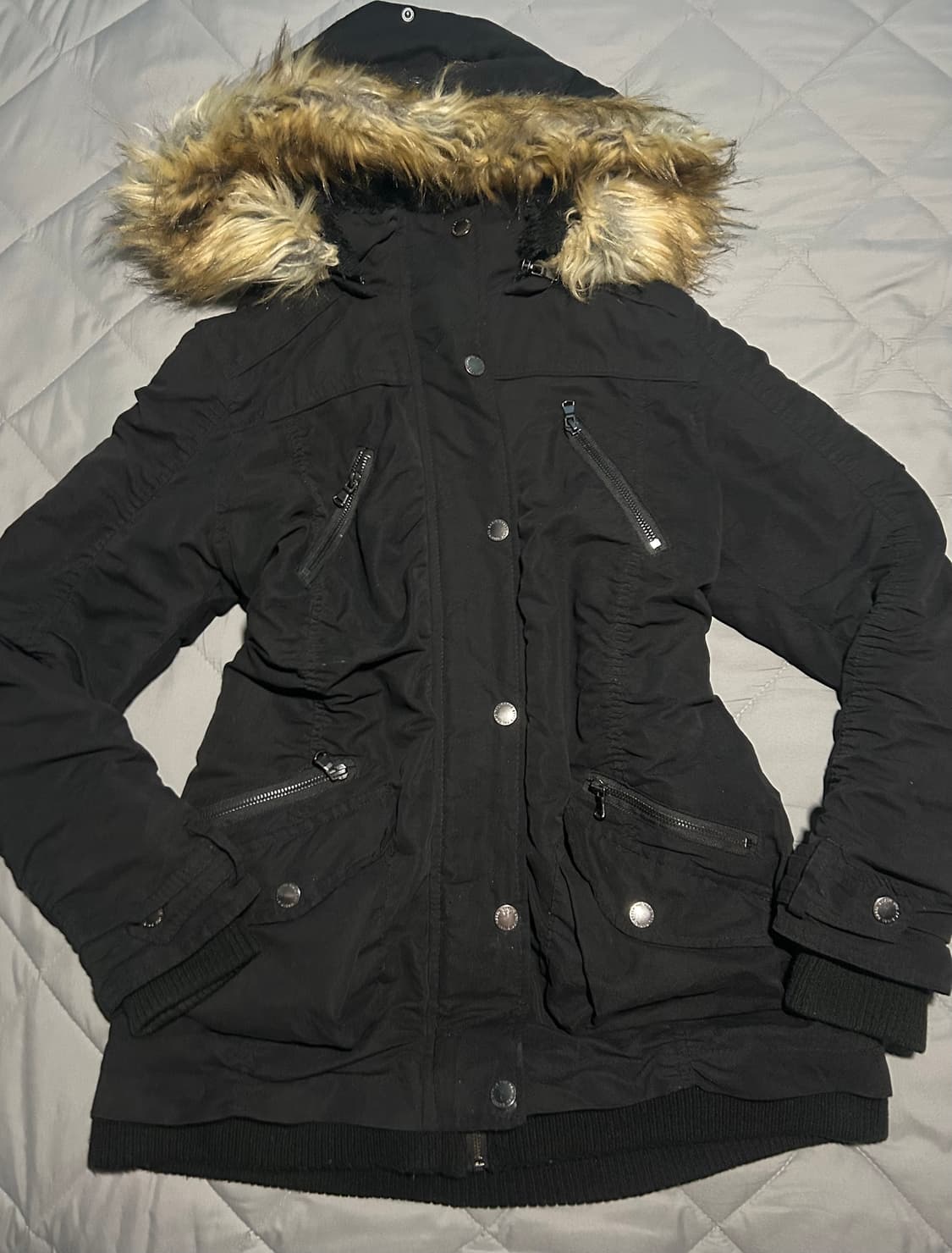 대대장🖤 블랙털야상 상품이미지1