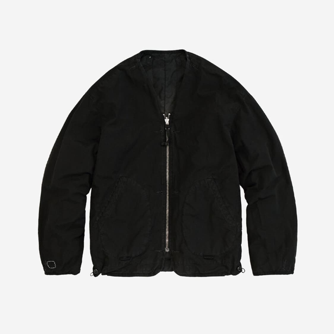 [2] 폴리테루 리버시블 행크 라이너 자켓 유즈드 블랙 상품이미지1