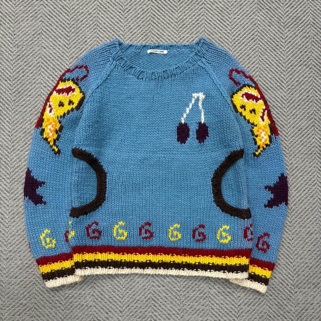 사슴 울 니트 스웨터 v1922 상품이미지1