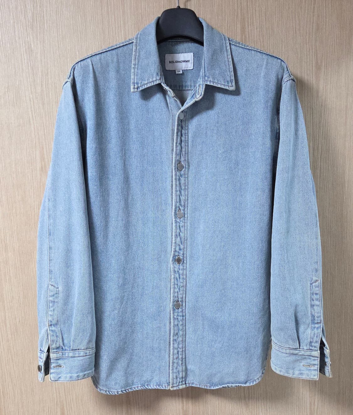 (착샷) 솔리드옴므 데님 셔츠 자켓  상품이미지1