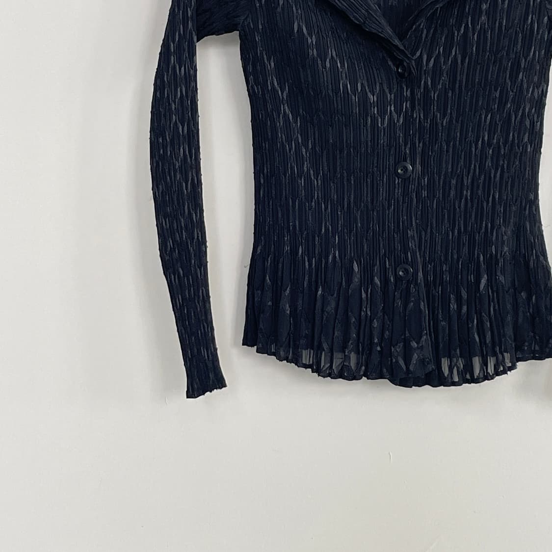 재팬 빈티지 플리츠 가디건 상품이미지4