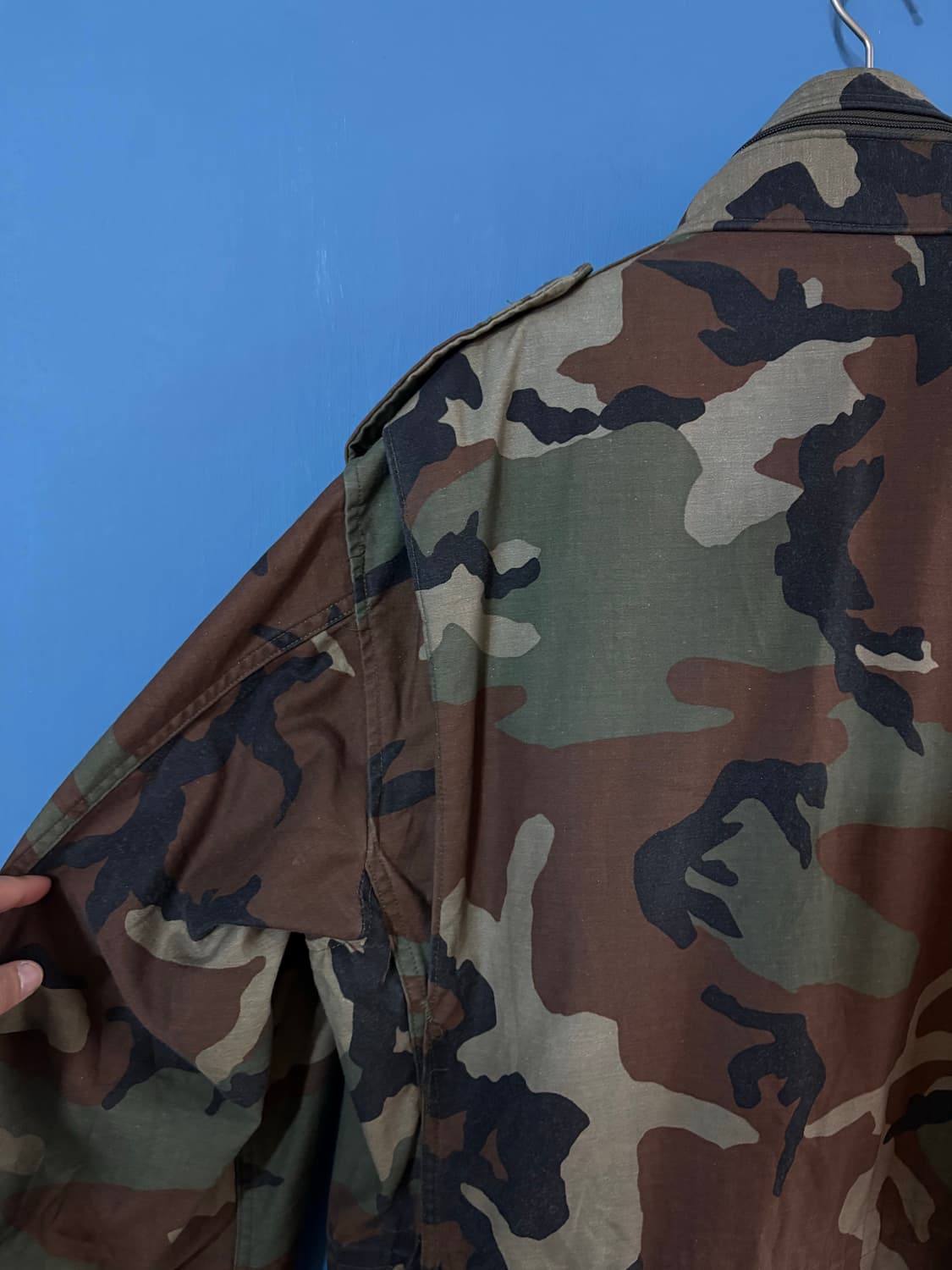 80‘s U.S Army Woodland Camo M-65 Field   상품이미지9