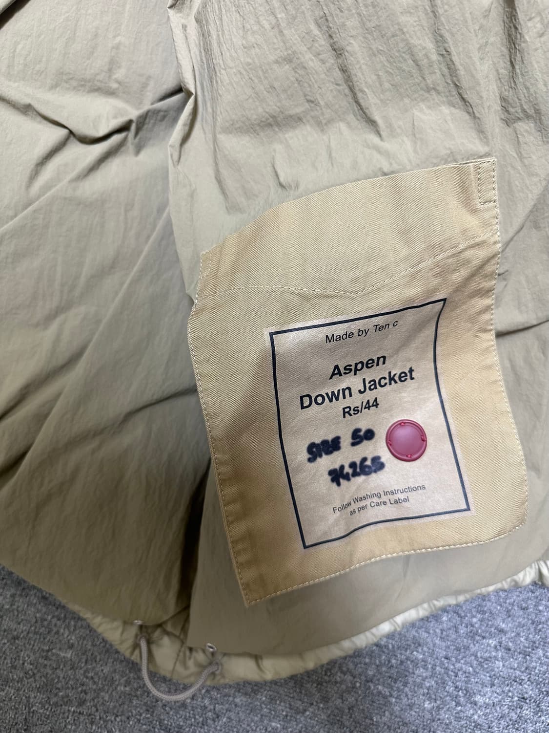 텐씨 아스펜 50사이즈(103) 카키(타우페) 색상 상품이미지2