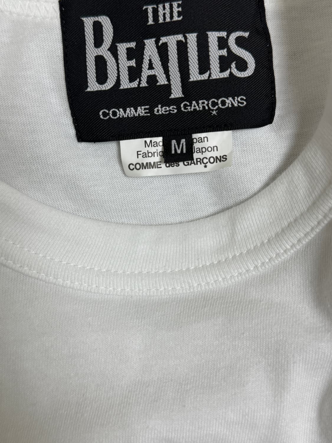 꼼데가르송 x 비틀즈 CDG 러버 프린트 티셔츠 상품이미지2