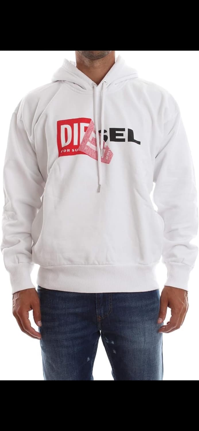 DIESEL 디젤 오버핏 후드티 (S) 상품이미지10