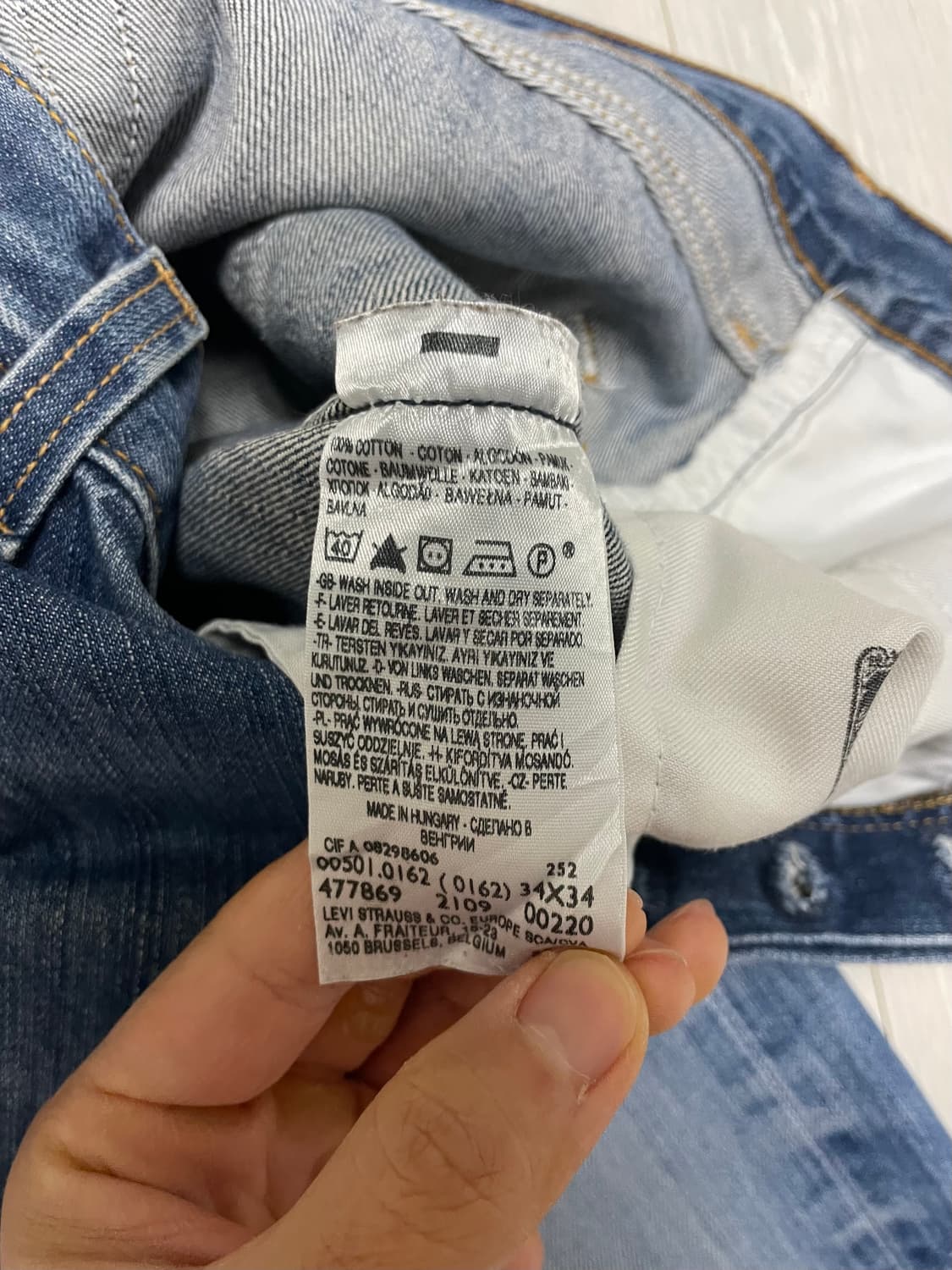 Levi’s 501 Vintage Denim (정품) 상품이미지6