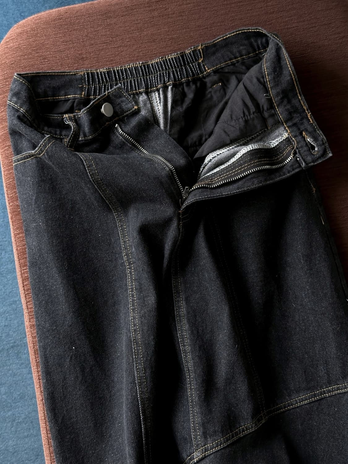 One washed panel denim skirt 상품이미지9