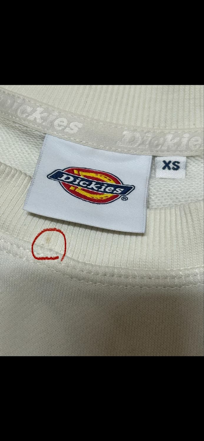 디키즈 프렌치 테리 릴렉스드 스몰 자수 로고 크루넥 Egglet 상품이미지2