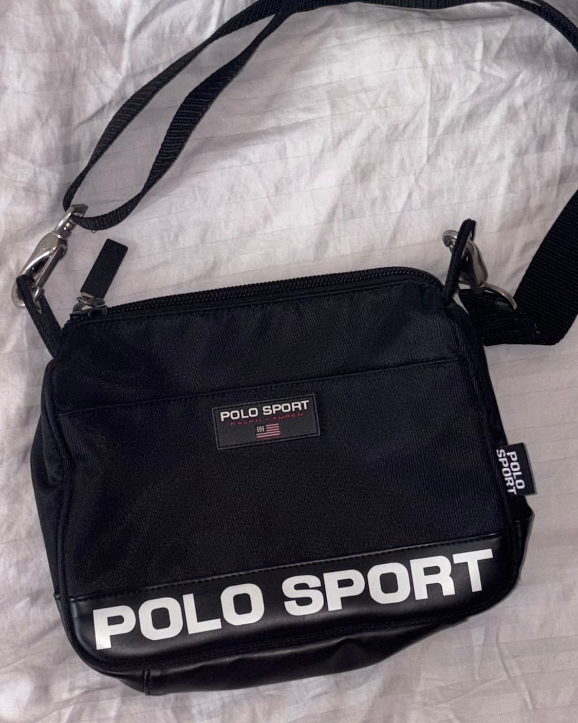 폴로 스포츠 올드스쿨 90s 크로스백 블랙 상품이미지2
